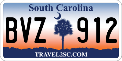 SC license plate BVZ912