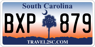 SC license plate BXP879