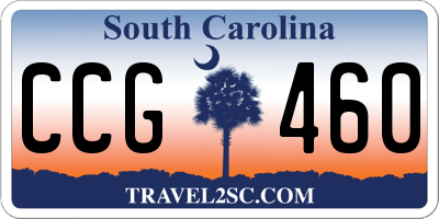 SC license plate CCG460