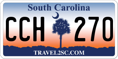 SC license plate CCH270
