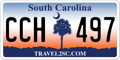 SC license plate CCH497