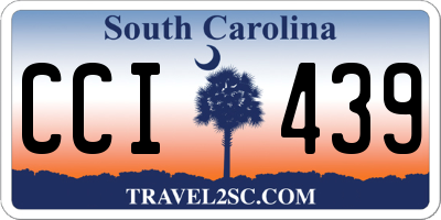 SC license plate CCI439