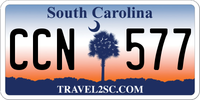 SC license plate CCN577