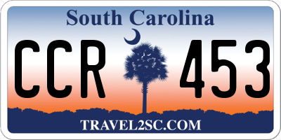 SC license plate CCR453