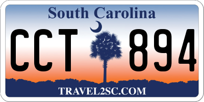 SC license plate CCT894