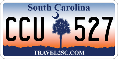 SC license plate CCU527