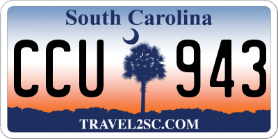 SC license plate CCU943