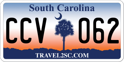 SC license plate CCV062