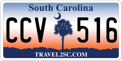 SC license plate CCV516