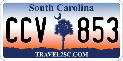 SC license plate CCV853