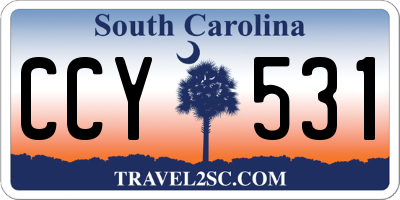 SC license plate CCY531