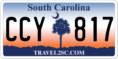 SC license plate CCY817
