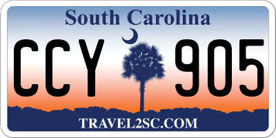 SC license plate CCY905