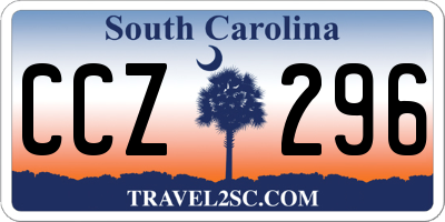SC license plate CCZ296