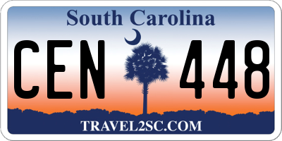 SC license plate CEN448