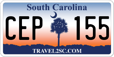 SC license plate CEP155