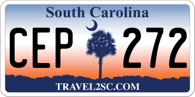 SC license plate CEP272