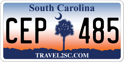SC license plate CEP485