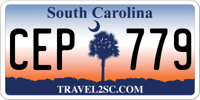 SC license plate CEP779