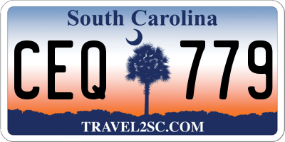 SC license plate CEQ779