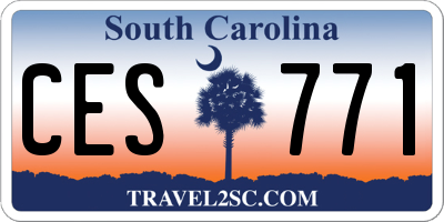 SC license plate CES771