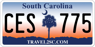 SC license plate CES775
