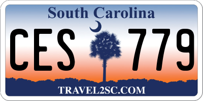 SC license plate CES779