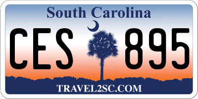 SC license plate CES895