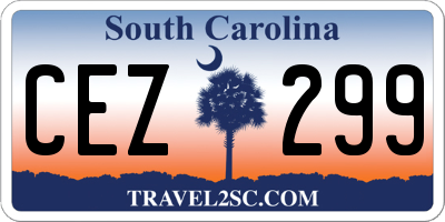 SC license plate CEZ299