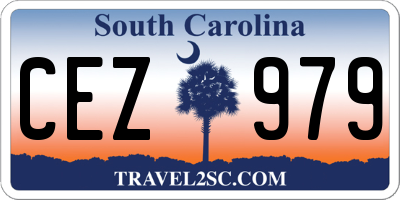 SC license plate CEZ979