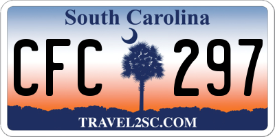 SC license plate CFC297