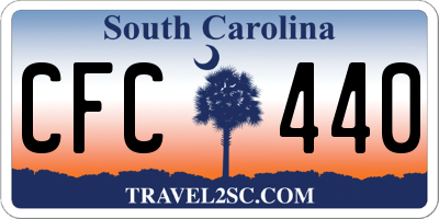 SC license plate CFC440