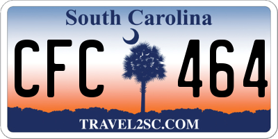 SC license plate CFC464