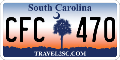SC license plate CFC470