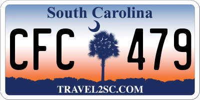 SC license plate CFC479