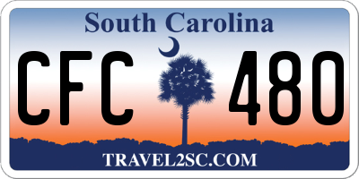 SC license plate CFC480