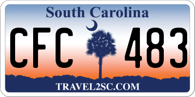 SC license plate CFC483