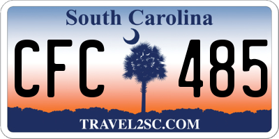SC license plate CFC485
