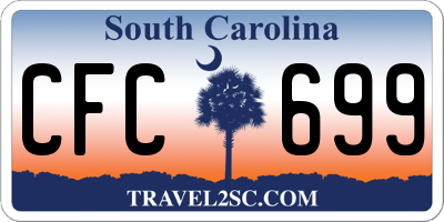 SC license plate CFC699