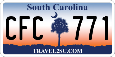 SC license plate CFC771