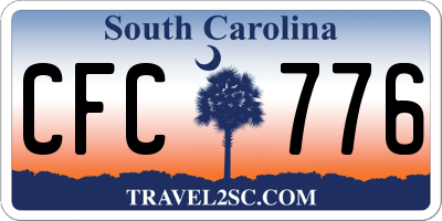SC license plate CFC776