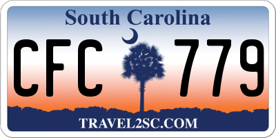 SC license plate CFC779