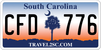 SC license plate CFD776