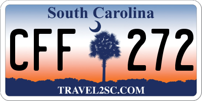 SC license plate CFF272