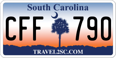 SC license plate CFF790