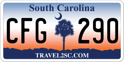SC license plate CFG290