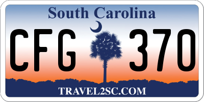 SC license plate CFG370