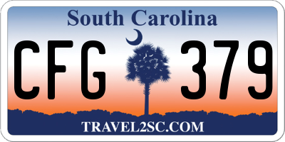 SC license plate CFG379
