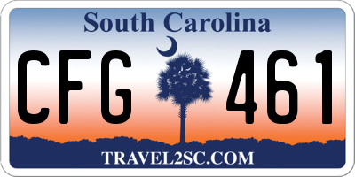 SC license plate CFG461