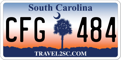 SC license plate CFG484